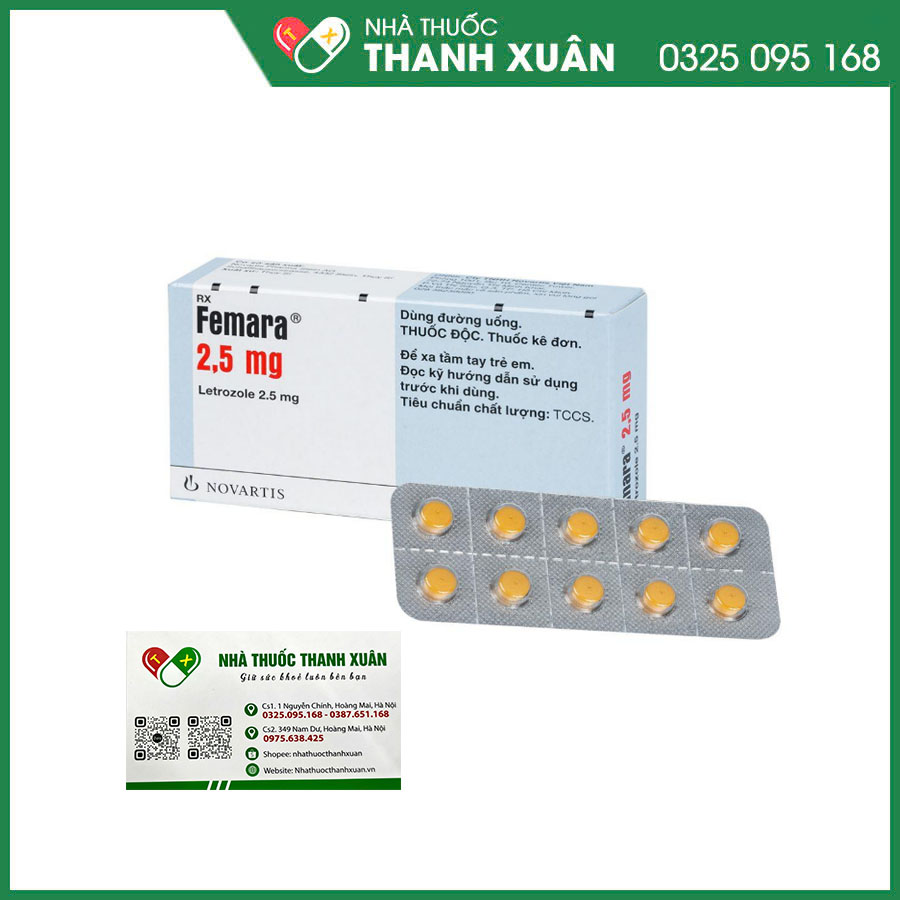 Femara thuốc dùng hỗ trợ điều trị ung thư vú